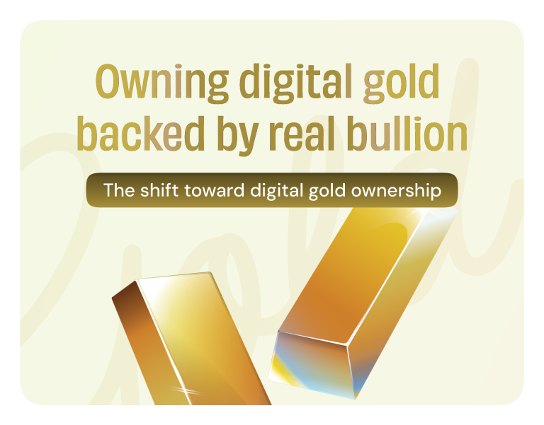  Own gold digitally while holding real physical bullion | How it works