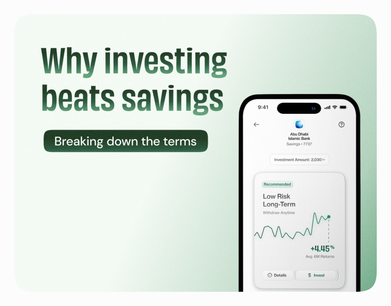 Why Investing Beats Saving Over Time | Investing for Beginners UAE